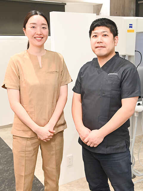 小長谷 香 院長　＆　久保田 達也 理事長