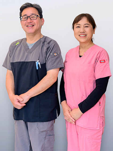 齊藤 眞樹 院長 ＆ 齊藤 麻也子 獣医師