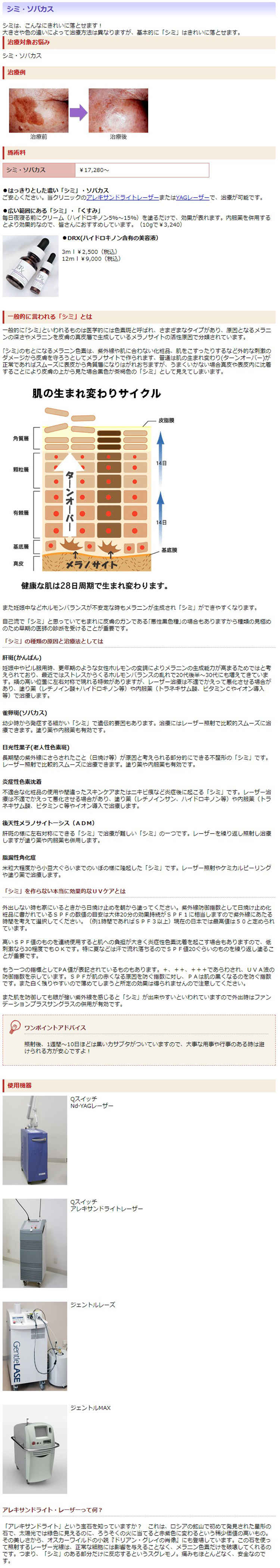榊原クリニックのお知らせ内容