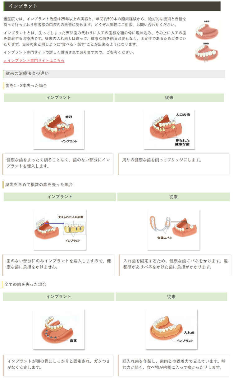 等々力歯科クリニックのお知らせ内容