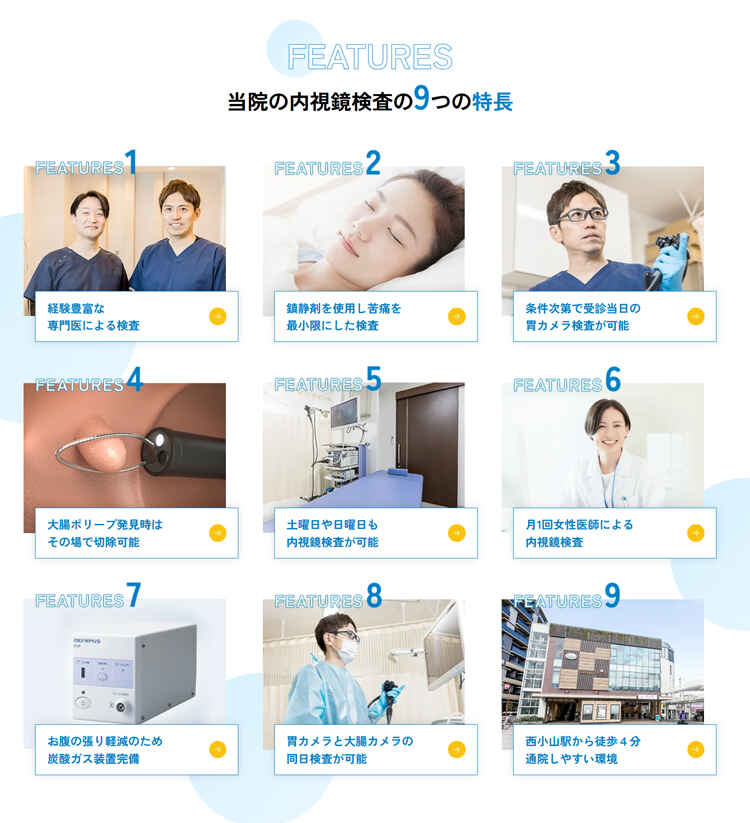医療法人社団RYOSEI会 品川西小山やまうち内科・内視鏡クリニックのお知らせ内容