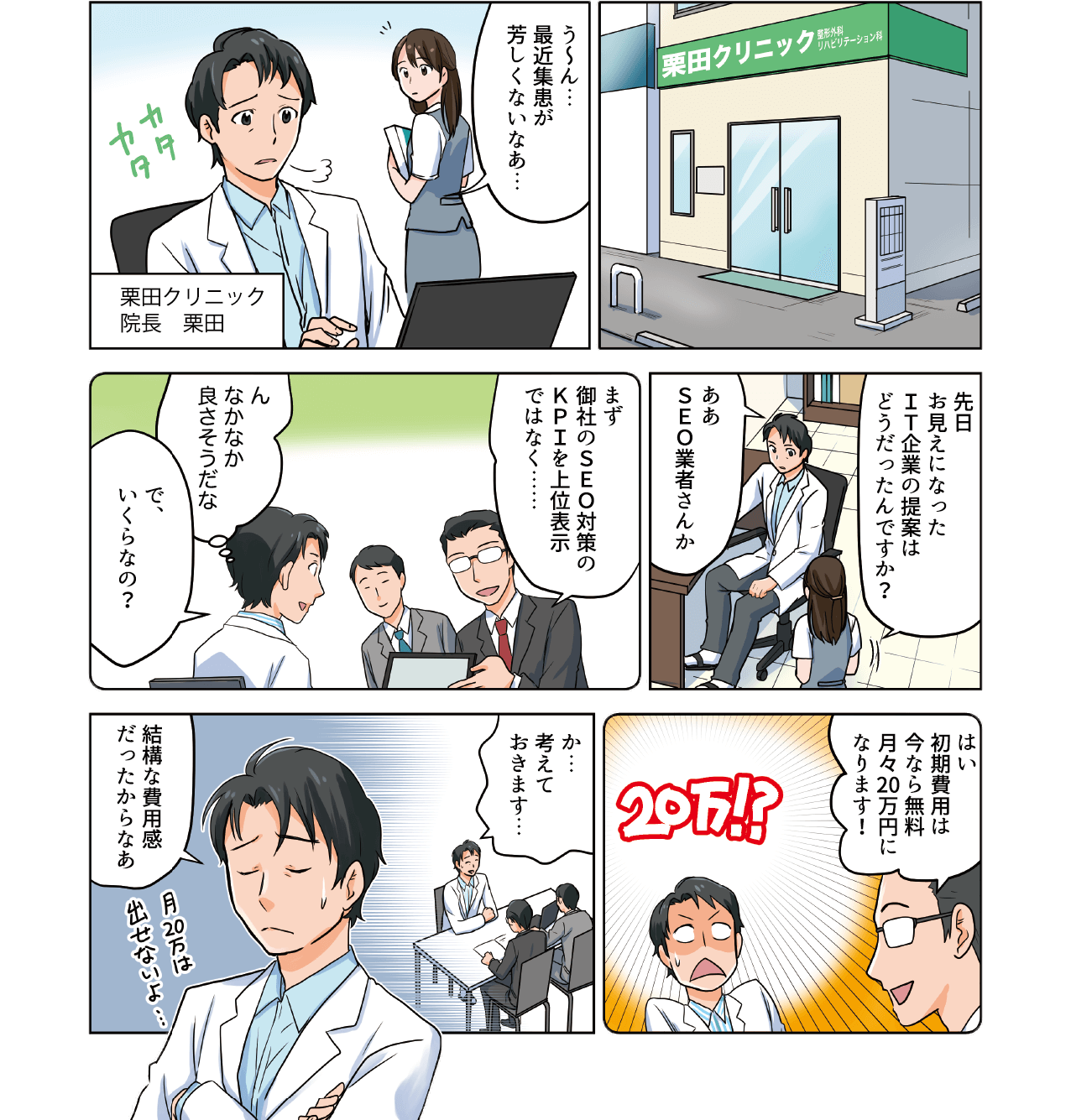 マンガでわかる患者さんの増やし方